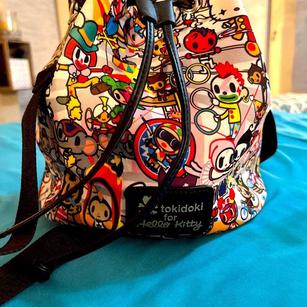 NWOT Tokidoki x Hello Kitty Circus Bucket Bag